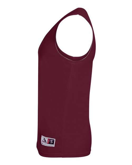 Augusta Sportswear Unisex Reversible Wicking Tank Top 148 - Maroon/ White