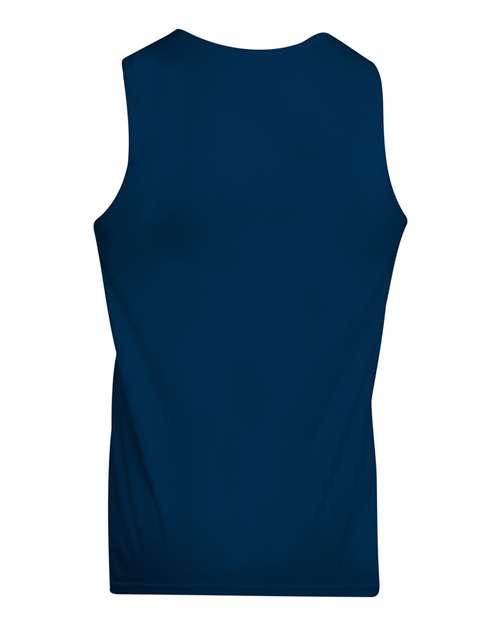 Augusta Sportswear Unisex Reversible Wicking Tank Top 148 - Navy/ White