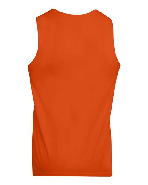 Augusta Sportswear Unisex Reversible Wicking Tank Top 148 - Orange/ White