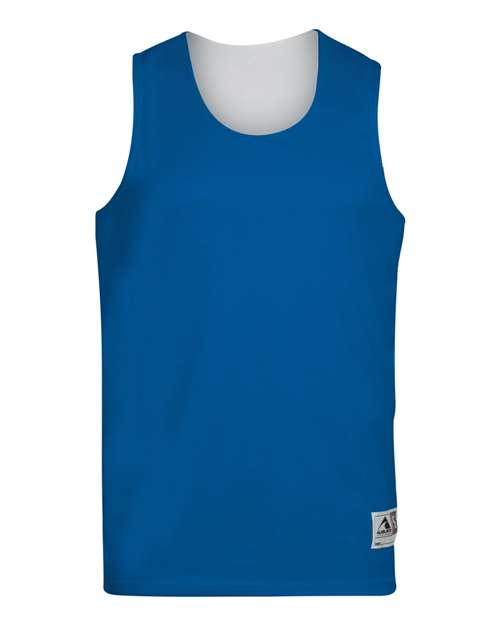Augusta Sportswear Unisex Reversible Wicking Tank Top 148 - Royal/ White