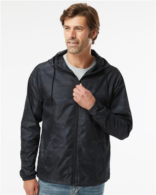 Independent Trading Co. Men's Lightweight Windbreaker Full-Zip Jacket EXP54LWZ