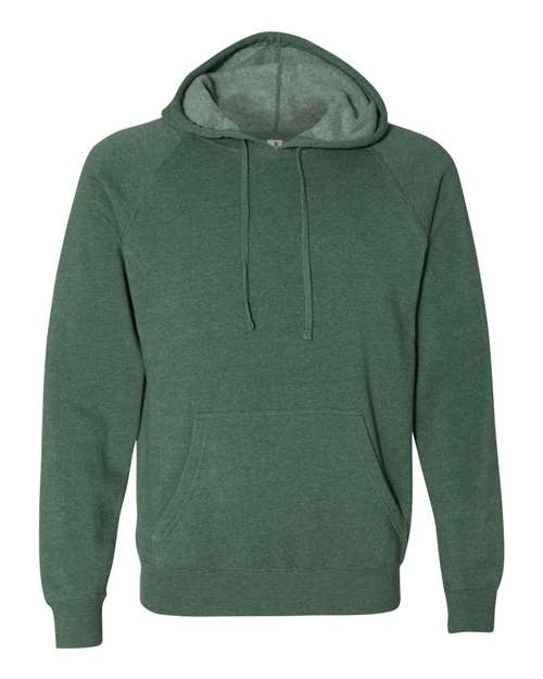Independent Trading Co. Unisex Special Blend Raglan Hooded Sweatshirt PRM33SBP - Moss