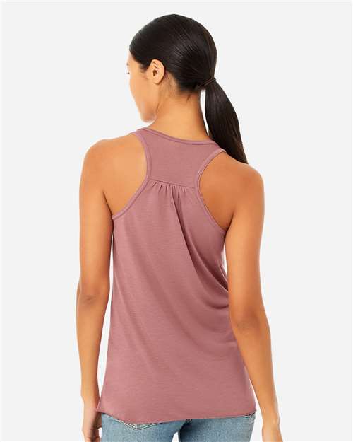 BELLA + CANVAS Women's Flowy Racerback Tank 8800 - Mauve