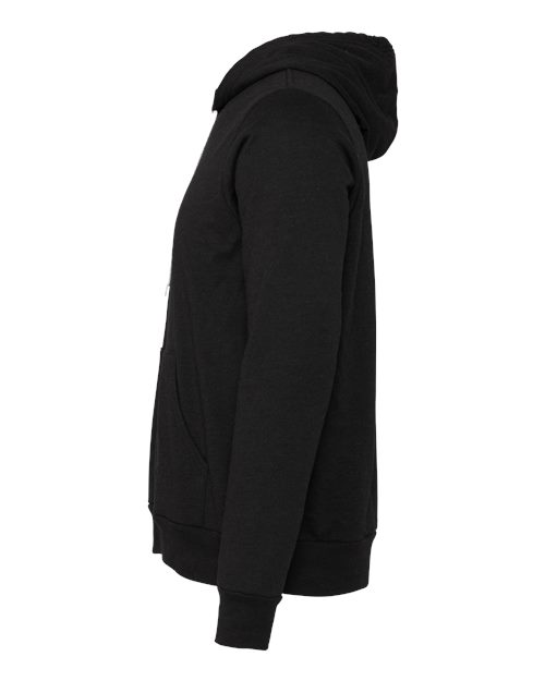 BELLA + CANVAS Unisex Sponge Fleece Hoodie Sweatshirt 3719 - Black Heather