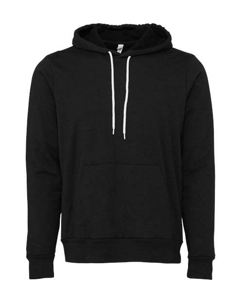BELLA + CANVAS Unisex Sponge Fleece Hoodie Sweatshirt 3719 - Black Heather