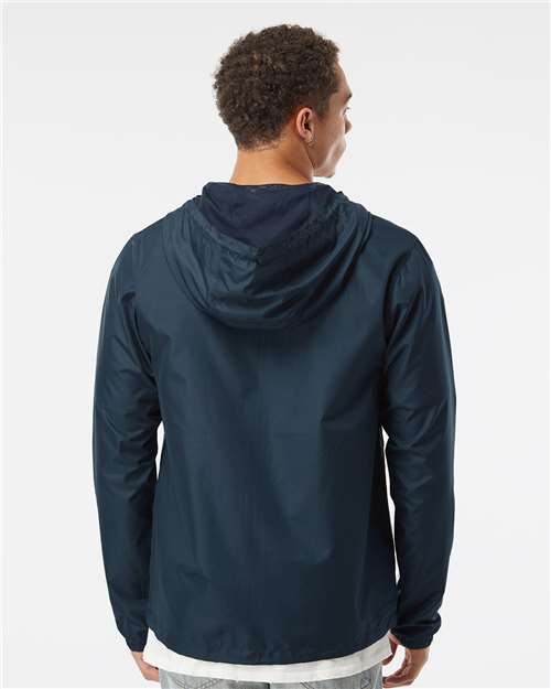 Independent Trading Co. Men's Lightweight Windbreaker Full-Zip Jacket EXP54LWZ - Classic Navy
