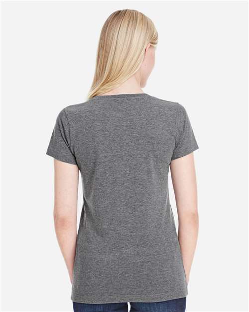 LAT Women's Fine Jersey Tee 3516 - Granite Heather