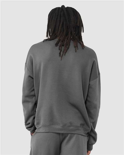 BELLA + CANVAS Unisex Sponge Fleece Drop Shoulder Crewneck Sweatshirt 3945 - Asphalt