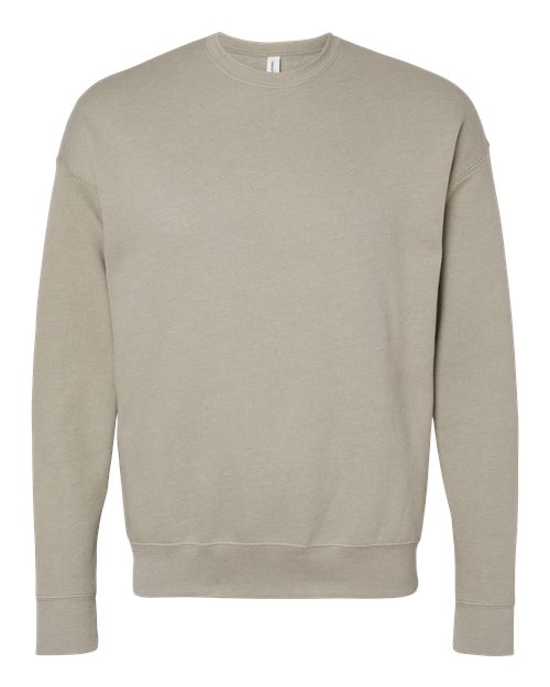 BELLA + CANVAS Unisex Sponge Fleece Drop Shoulder Crewneck Sweatshirt 3945 - Heather Stone
