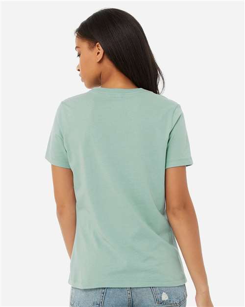 BELLA + CANVAS Women’s Relaxed Jersey Tee 6400 - Dusty Blue