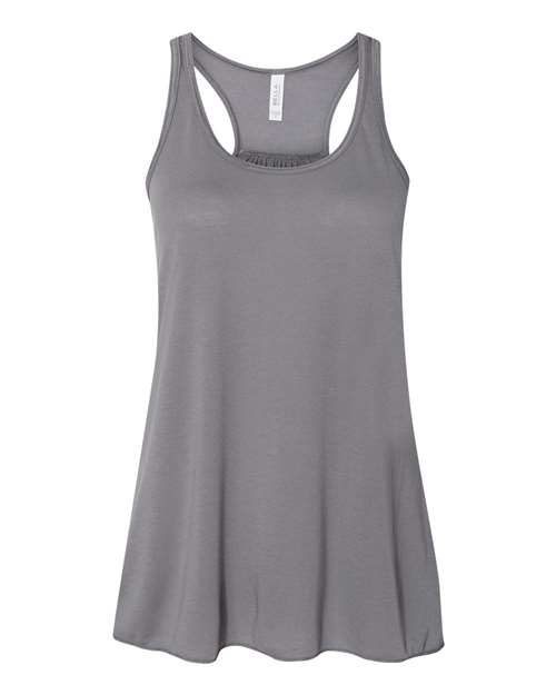 BELLA + CANVAS Women's Flowy Racerback Tank 8800 - Storm