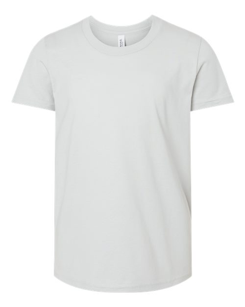 BELLA + CANVAS Youth Jersey Tee 3001Y - Silver