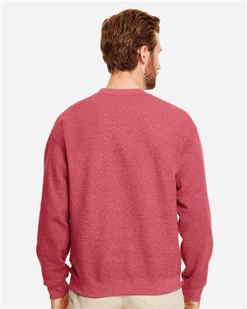 Gildan Unisex Heavy Blend™ Crewneck Sweatshirt 18000 - Heather Scarlet Red
