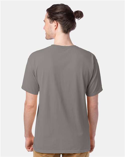 ComfortWash by Hanes Men's Garment-Dyed T-Shirt GDH100 - Concrete Grey