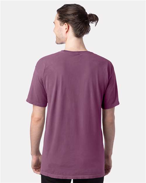 ComfortWash by Hanes Men's Garment-Dyed T-Shirt GDH100 - Purple Plum Raisin