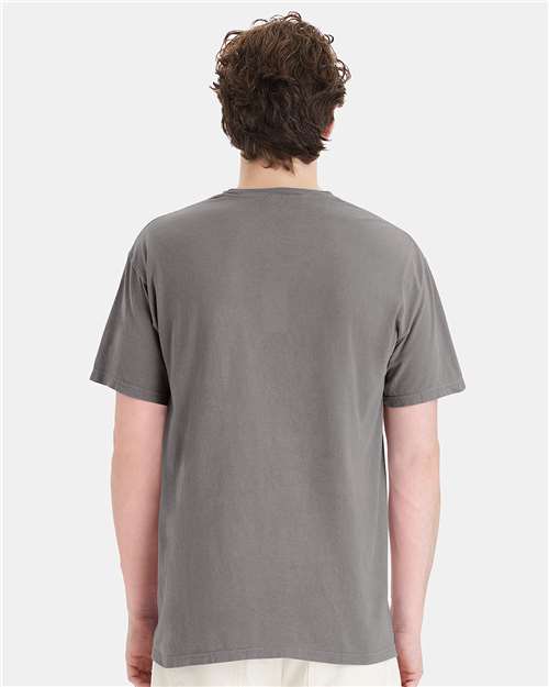 ComfortWash by Hanes Unisex Garment-Dyed Pocket T-Shirt GDH150 - Concrete Grey