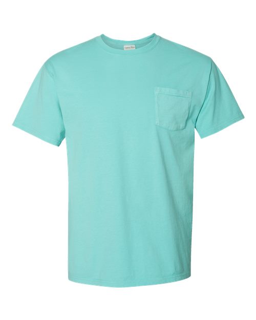 ComfortWash by Hanes Unisex Garment-Dyed Pocket T-Shirt GDH150 - Mint