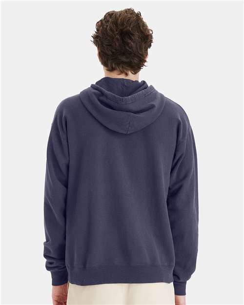 ComfortWash by Hanes Unisex Garment-Dyed Hooded Sweatshirt GDH450 - Anchor Slate