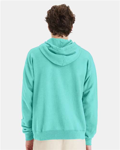 ComfortWash by Hanes Unisex Garment-Dyed Hooded Sweatshirt GDH450 - Mint