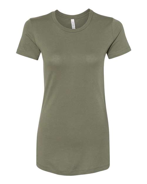 BELLA + CANVAS Women's Slim Fit Tee 6004 - Military Green