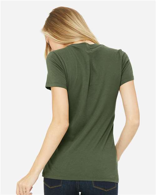 BELLA + CANVAS Women's Slim Fit Tee 6004 - Military Green