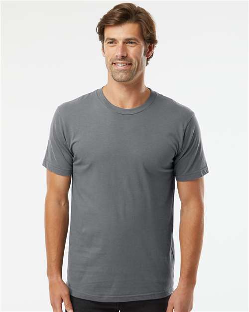American Apparel Unisex Fine Jersey Tee 2001 - Asphalt
