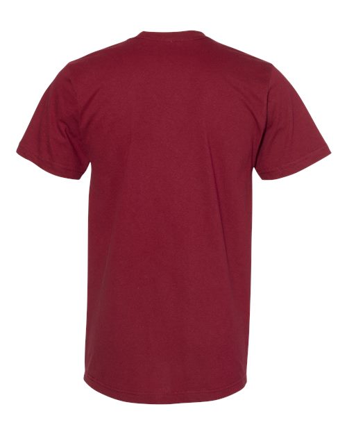 American Apparel Unisex Fine Jersey Tee 2001 - Cranberry