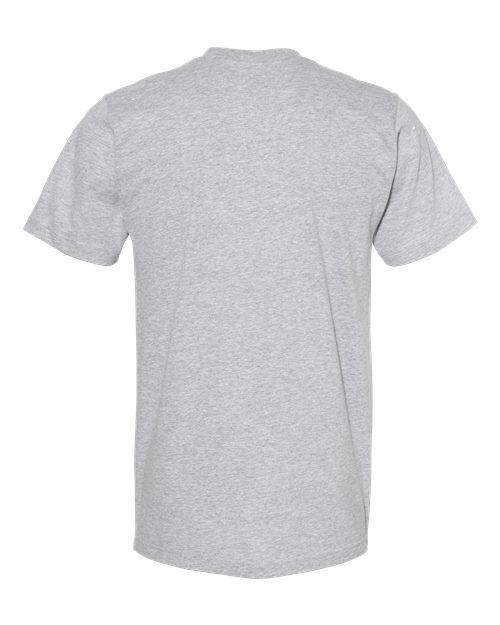 American Apparel Unisex Fine Jersey Tee 2001 - Heather Grey
