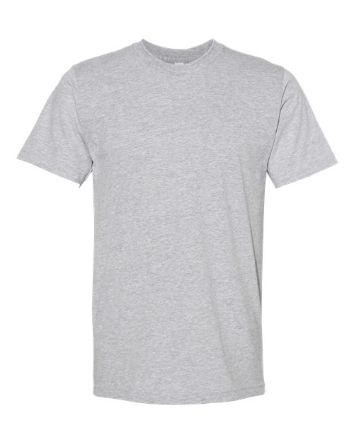 American Apparel Unisex Fine Jersey Tee 2001 - Heather Grey
