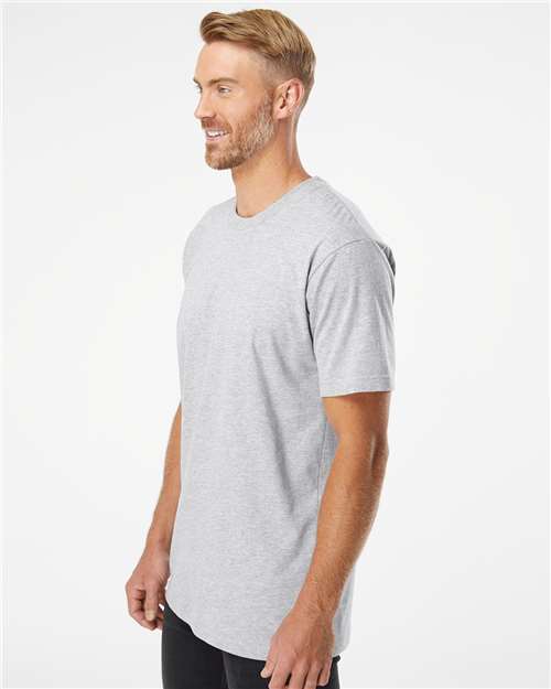American Apparel Unisex Fine Jersey Tee 2001 - Heather Grey