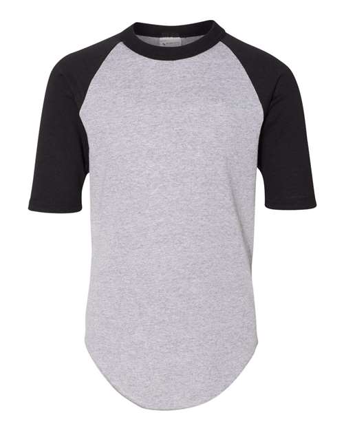 Augusta Sportswear Youth Three-Quarter Sleeve Baseball Jersey 4421