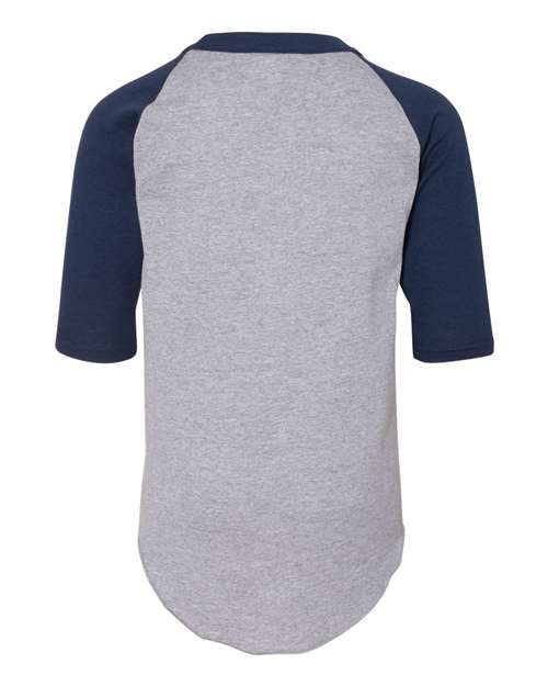 Augusta Sportswear Youth Three-Quarter Sleeve Baseball Jersey 4421