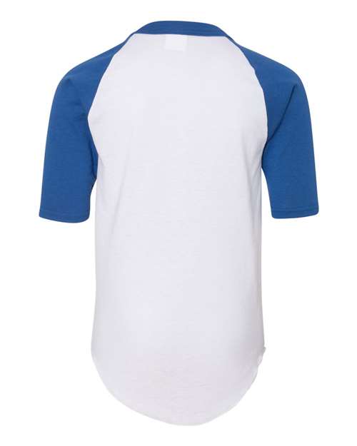Augusta Sportswear Youth Three-Quarter Sleeve Baseball Jersey 4421