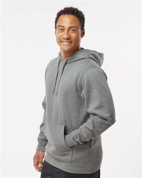 Augusta Sportswear Unisex 60/40 Fleece Hooded Sweatshirt 5414 - Charcoal Heather