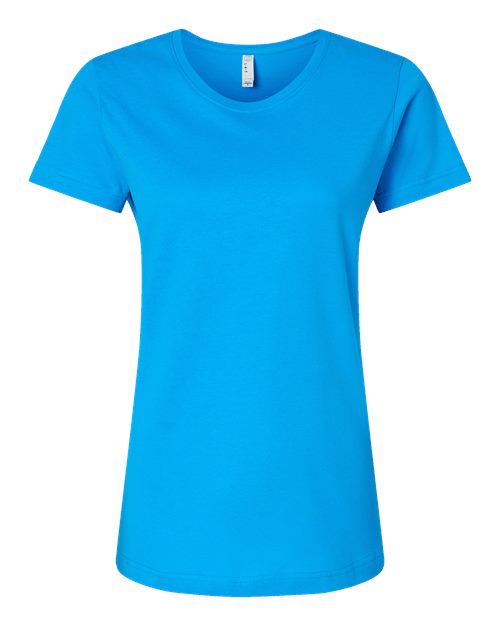 LAT Women's Fine Jersey Tee 3516 - Turquoise