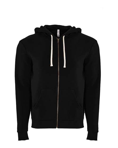 Next Level Unisex Santa Barbara Full-Zip Hoodie Sweatshirt 9602