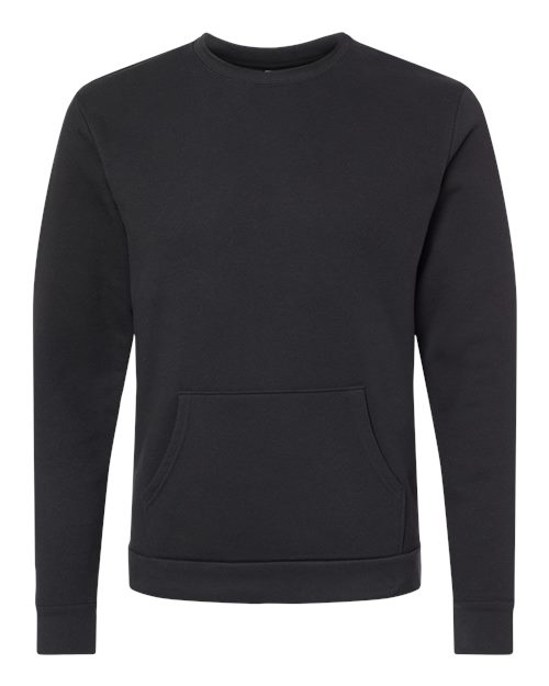 Next Level Unisex Santa Barbara Pocket Crewneck Sweatshirt 9001