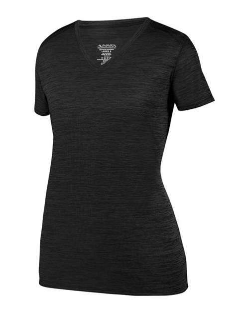 Augusta Sportswear Women's Shadow Tonal Heather Training V-Neck T-Shirt 2902