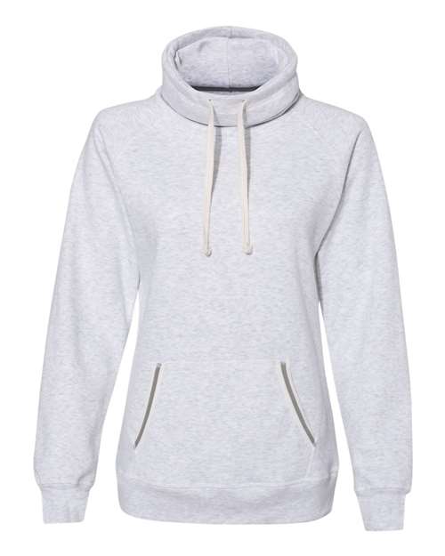 J. America Women’s Relay Cowl Neck Sweatshirt 8653