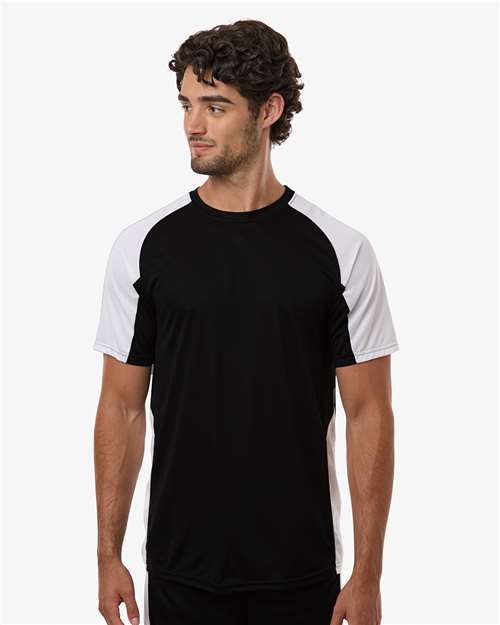Augusta Sportswear Men's Cutter Jersey 1517 - Black/ White