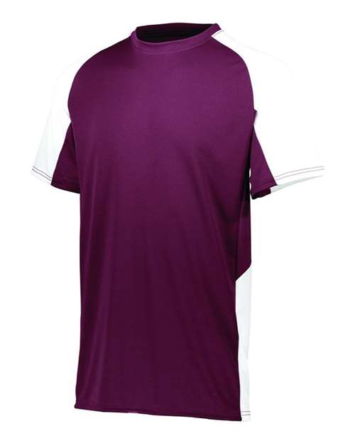 Augusta Sportswear Men's Cutter Jersey 1517 - Maroon/ White