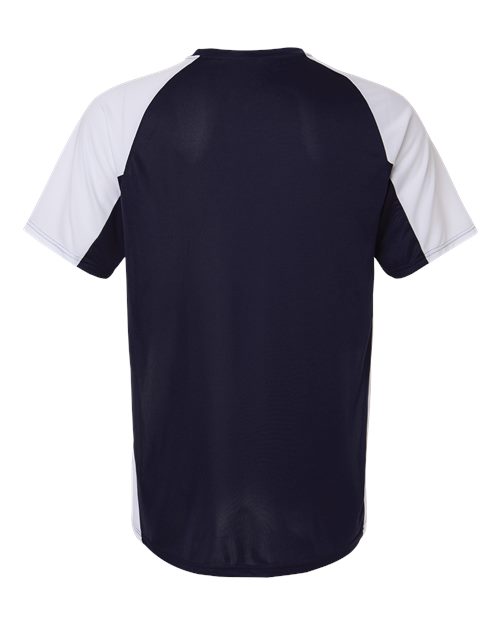 Augusta Sportswear Men's Cutter Jersey 1517 - Navy/ White