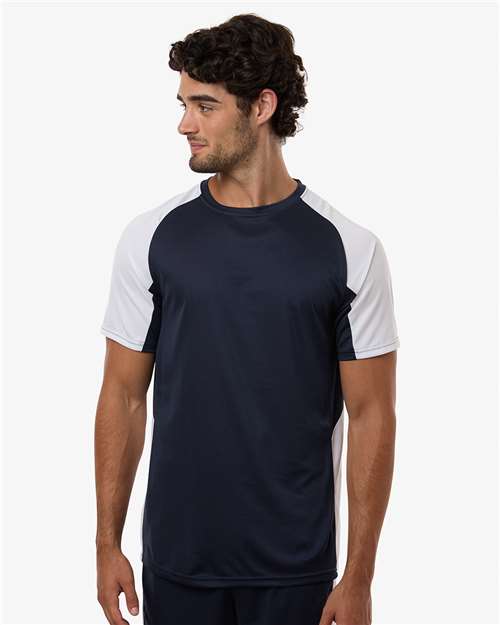 Augusta Sportswear Men's Cutter Jersey 1517 - Navy/ White