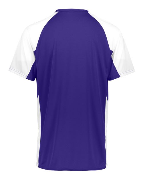 Augusta Sportswear Men's Cutter Jersey 1517 - Purple/ White
