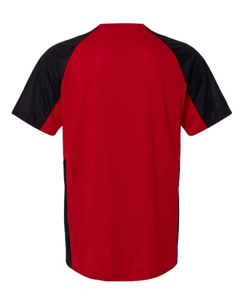 Augusta Sportswear Men's Cutter Jersey 1517 - Red/ Black