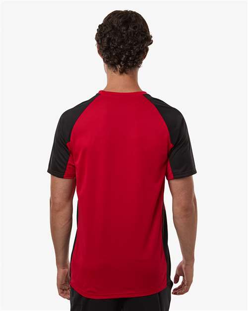 Augusta Sportswear Men's Cutter Jersey 1517 - Red/ Black