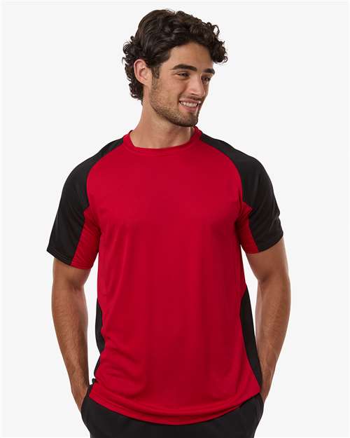 Augusta Sportswear Men's Cutter Jersey 1517 - Red/ Black