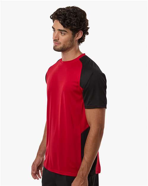 Augusta Sportswear Men's Cutter Jersey 1517 - Red/ Black