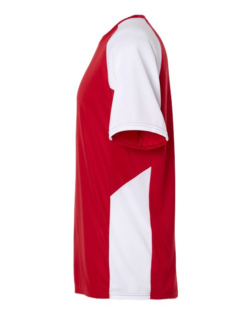 Augusta Sportswear Men's Cutter Jersey 1517 - Red/ White