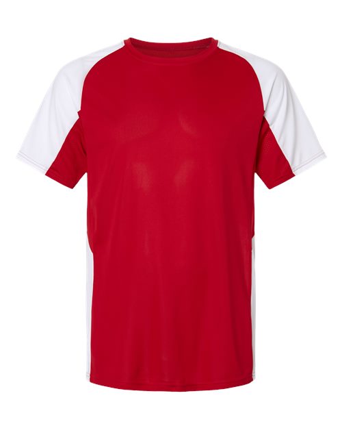 Augusta Sportswear Men's Cutter Jersey 1517 - Red/ White